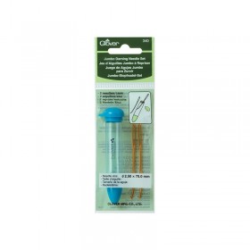Jeu 2 aiguilles courbes Jumbo 340 Clover