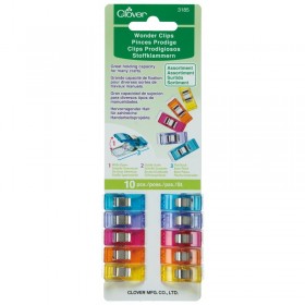 Pinces Prodige couleurs assorties Clover